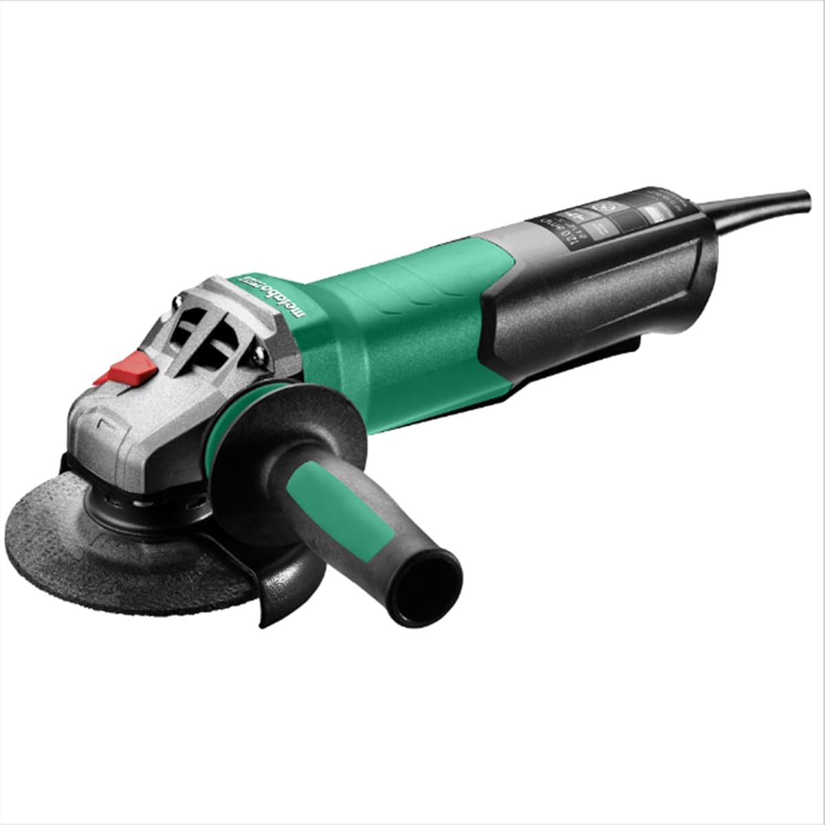 Metabo HPT Amoladora angular con cable de 6 pulgadas, 12 amperios, WE 13-150, 646632420 | Cambio rápido de disco M, interruptor deslizante de bloqueo, antivibración MVT, embrague automático S, amoladora lateral, 10 000 RPM, Alemania