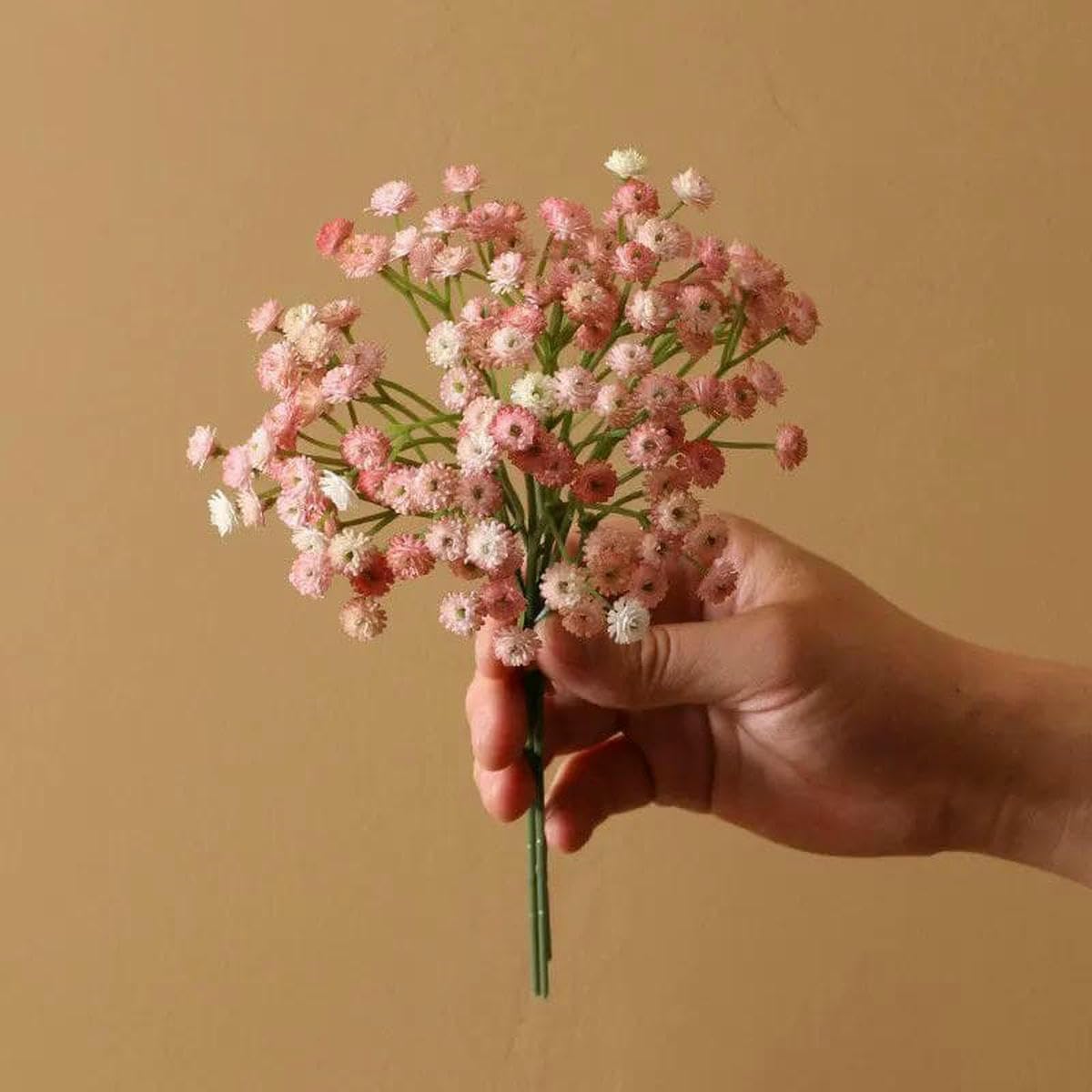 CVJdfhRE fake flowers， 3PC/Lot Artificial Gypsophila Breath Wedding Small Fresh Flowers Fake Flower Arrangement Home Decoration(Pink)