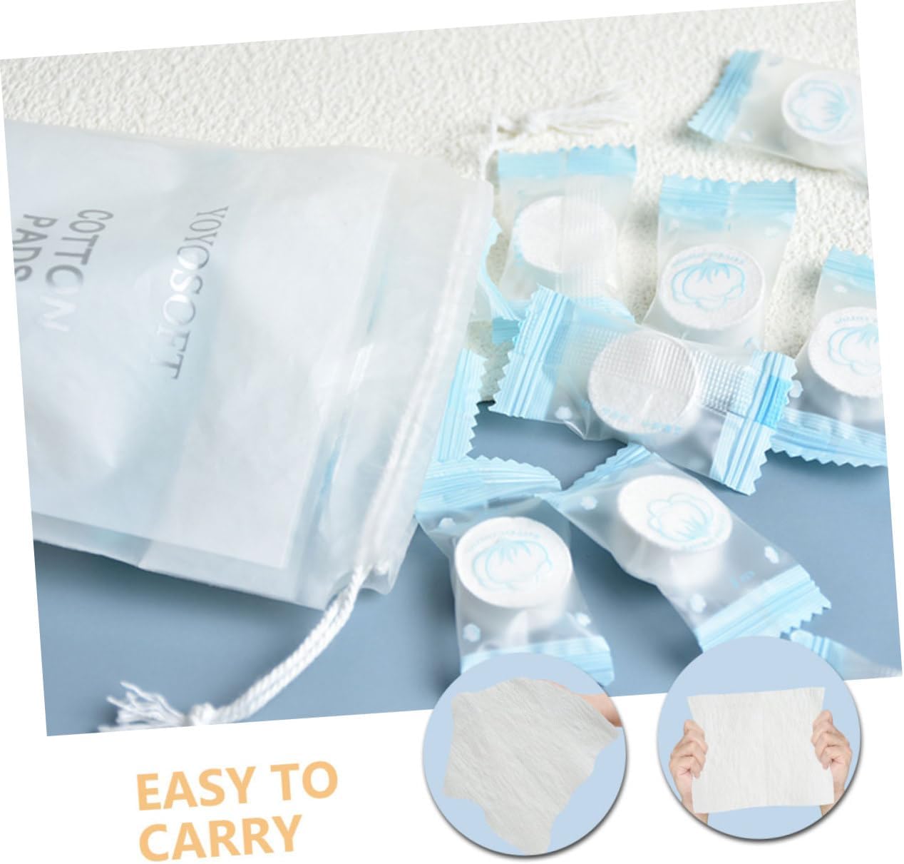 CALLARON 20 Pack Soft Disposable Face Towels Compressed Travel Wipes for Camping Hiking Home Use 8 61V0SFVQgOL. AC SL1283