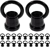 Ceiling Hook Ring Light Fixture, 20Pcs Metal Chandelier Hook Ceiling Lamp Connectors Pendant Light Connection Ring Chandelier Hanging Kit Lamp Nut Fastener Zinc Alloy Bolt