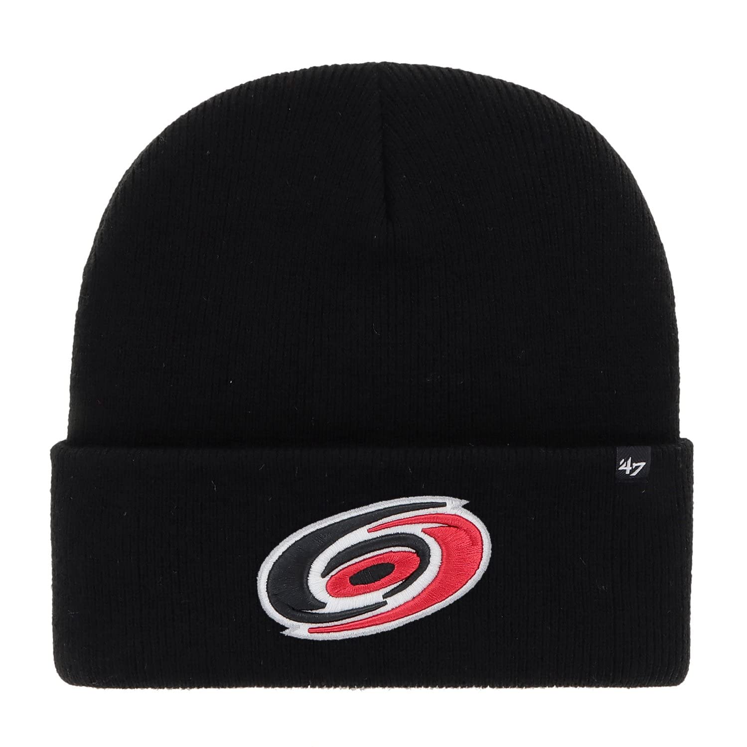 Unisex Black 47 Brand Knit Beanie - Haymaker Carolina Hurricanes