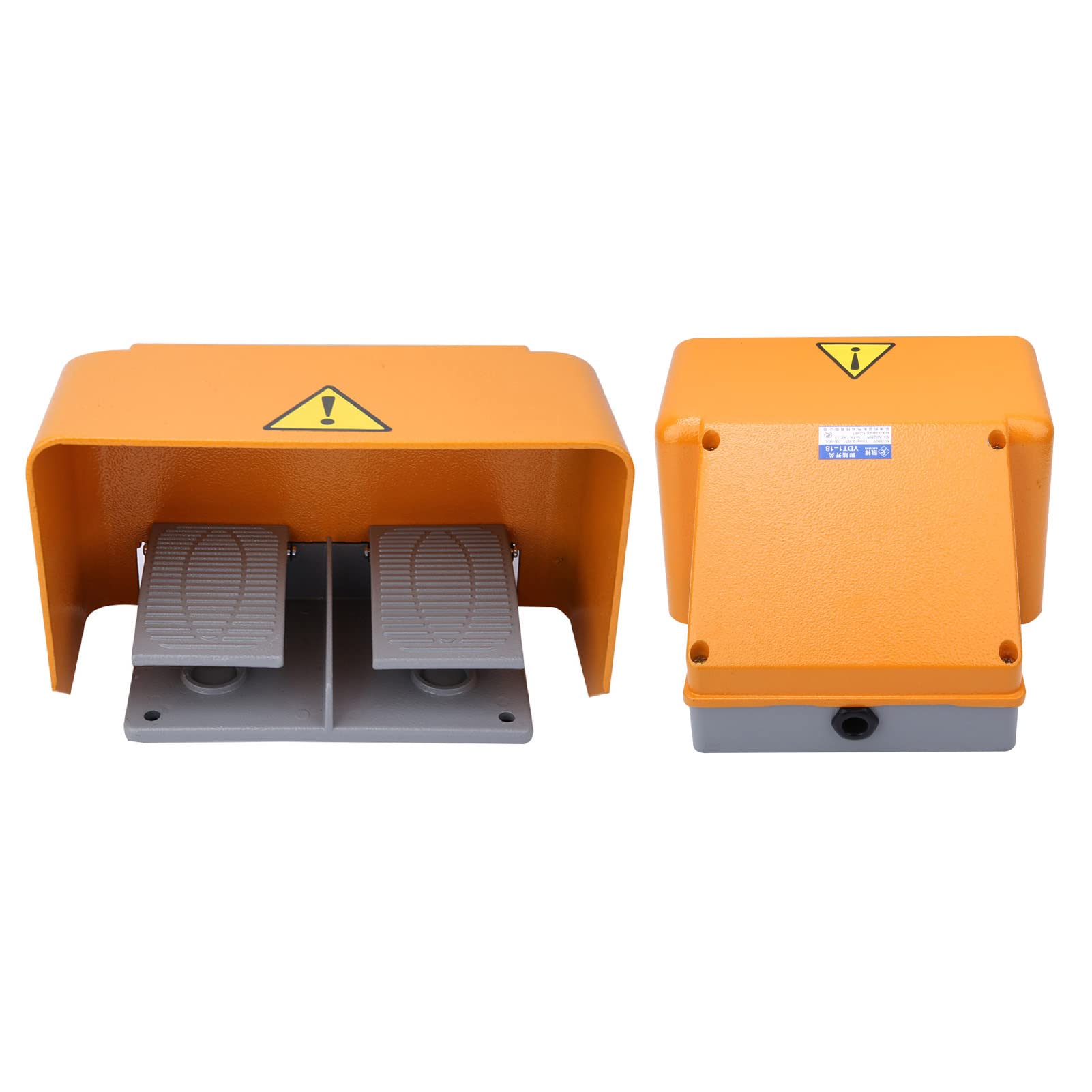 Janzoom Interruptor de Pedal, Interruptor de Pie Sensible Resistente a la Corrosión AC380V DC220V para la Industria