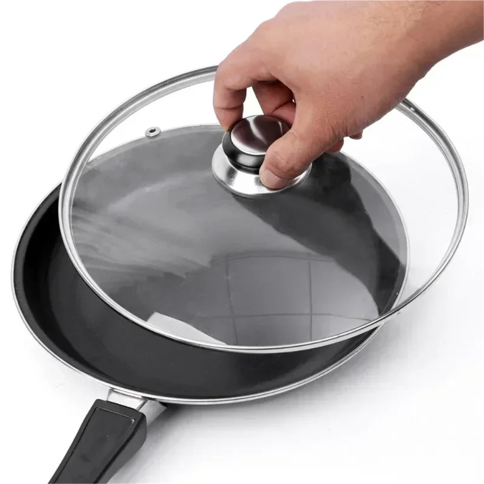Asa de la tapa de una olla, Manija de repuesto for tapa olla cocina, 20 unidades, multicolor, varios tamaños(Sliver)