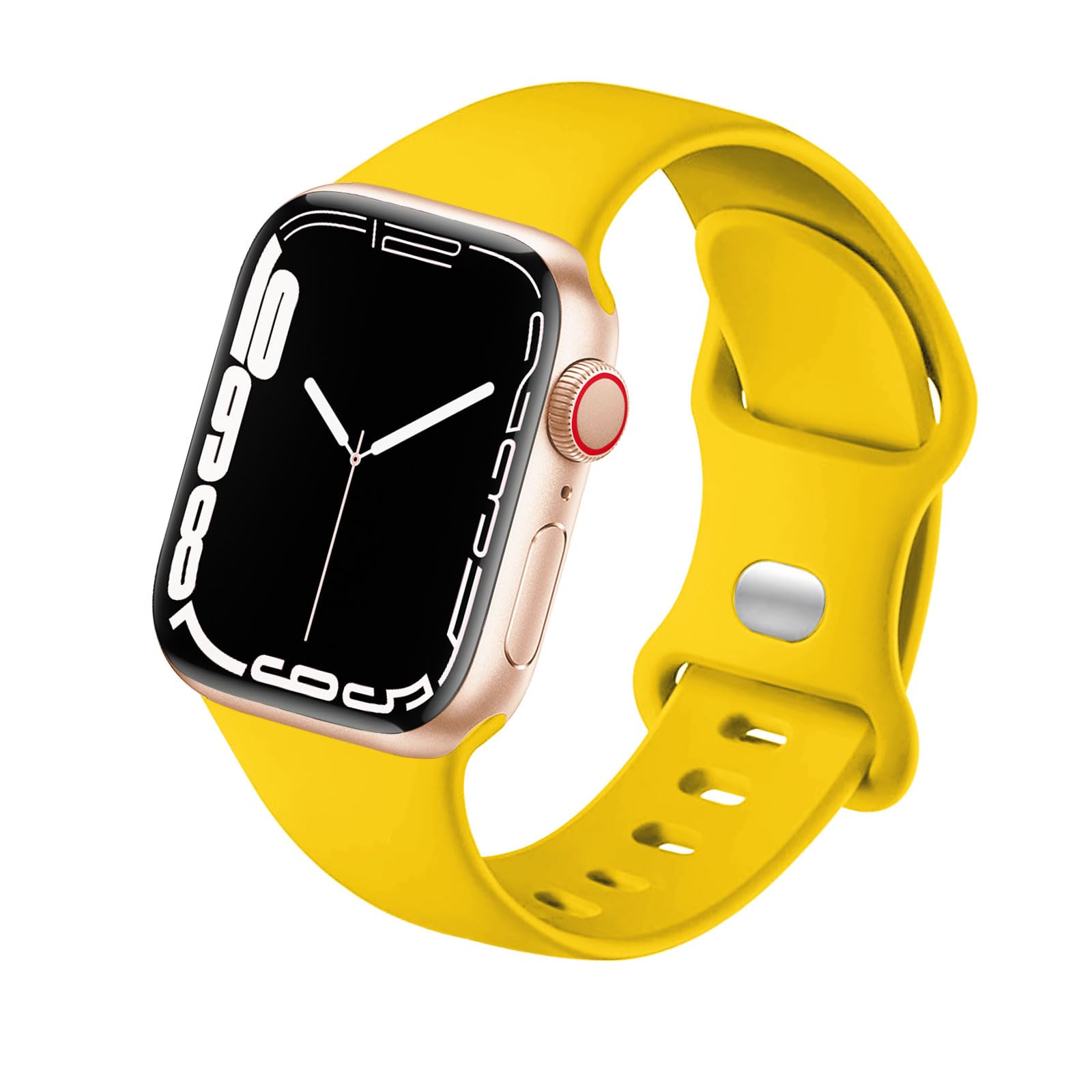 Sport Strap Compatible with Apple Watch Straps 46mm 40mm 38mm 41mm 42mm 44mm 45mm, Silicone Strap Replacement for iWatch Bands Series 11 10 9 8 7 6 5 4 SE 3 2 1 Women Men — view 26