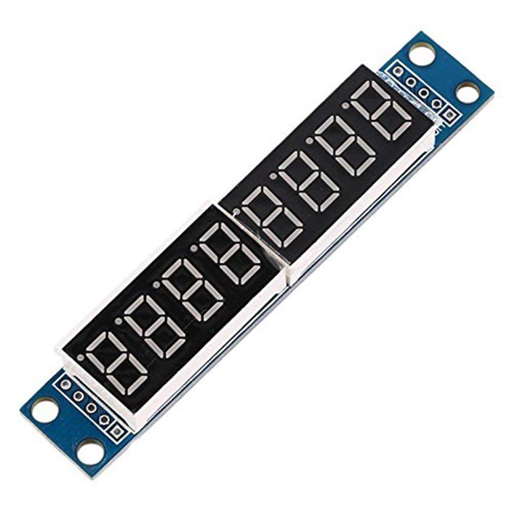 HiLetgo 2pcs 7219 8 Bits Digital Segment LED Display Tube Module 5V/3.3V for Arduino 51/AVR/STM32
