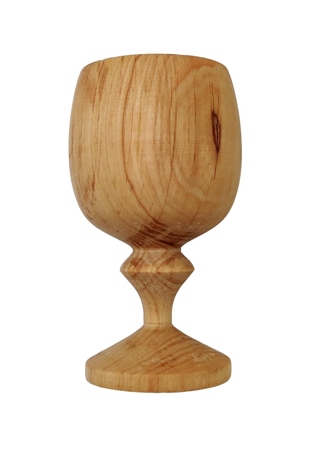 Wooden World - Großer Kelchbecher aus Holz aus Kirschholz, ökologisch und solide