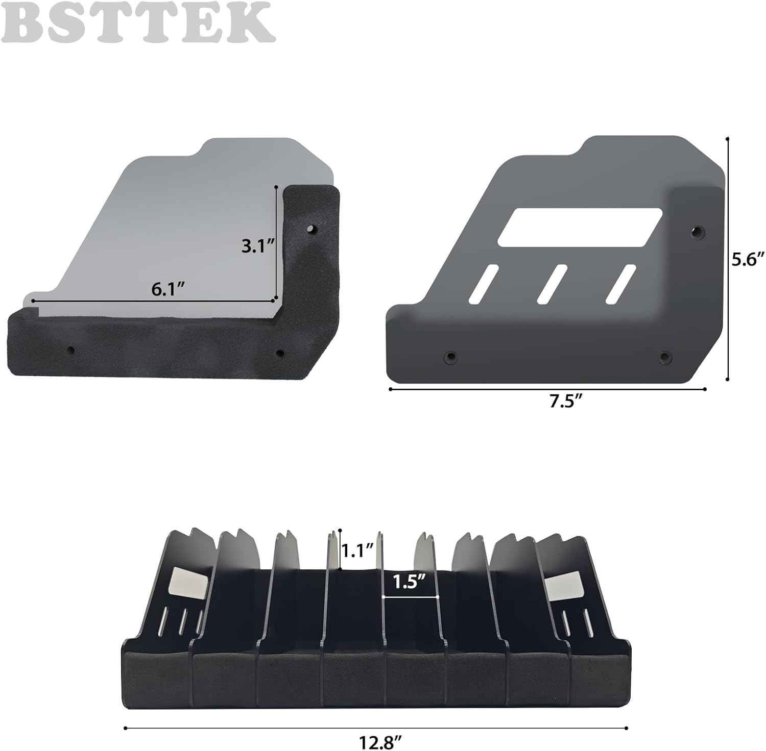 Foam Pistol Rack for Gun Safe | Gun Cabinet Accessories | Storage Organizer Revolver Firearm Handgun Rack Stand Display Holder