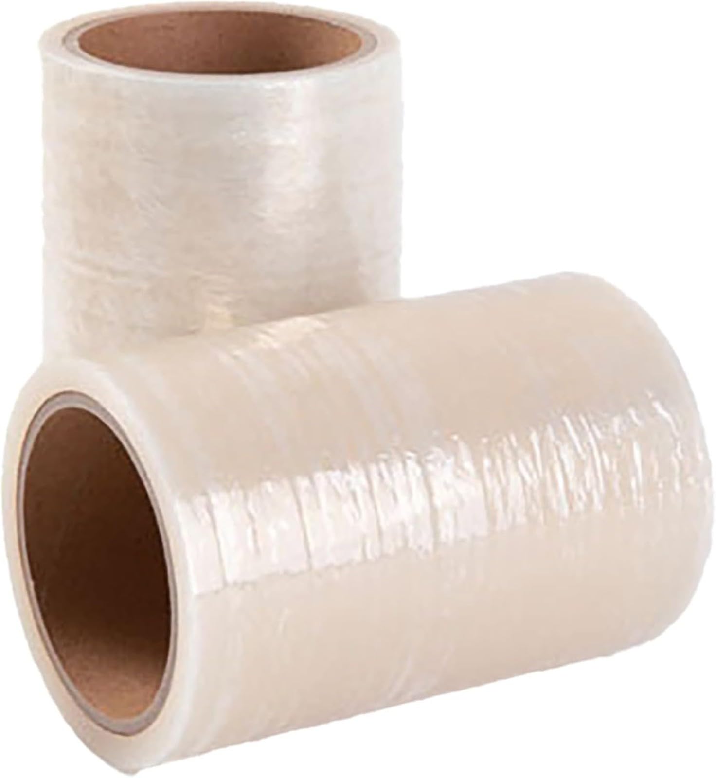 Rotolo di Pellicola Copriscarpe Ispessita, Rotolo di Pellicola Monouso Facile da Tagliare, Rotolo di Pellicola Compatibile con Dispenser Automatico per Scarpe(2 Roll*7.5CM+16CM)