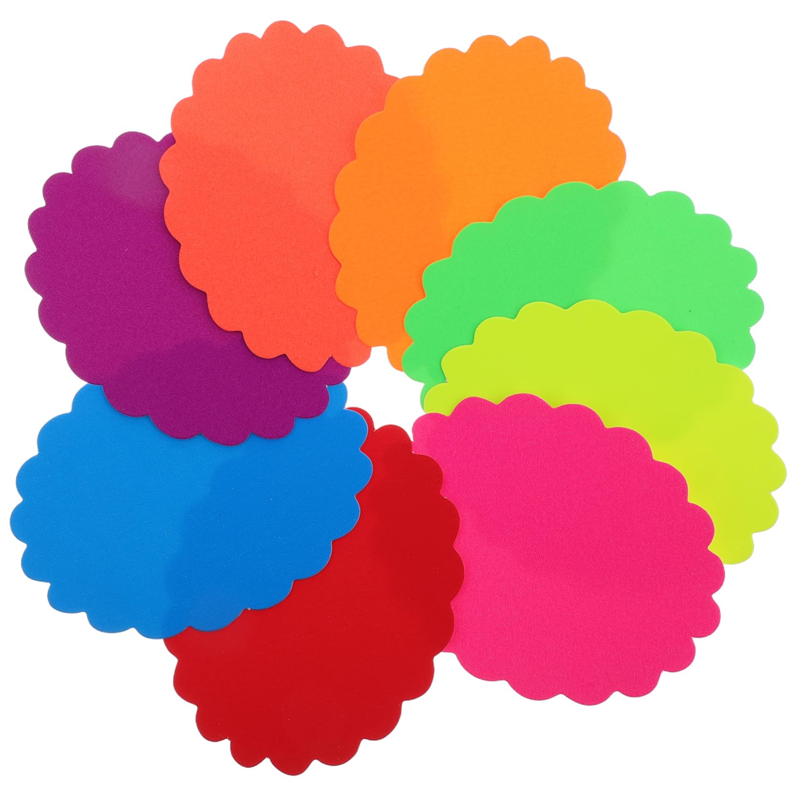 Gogogmee Pcs Fluorescent Mini Clip Tags Retail Store Sign Display Burst Shape Paper Tags
