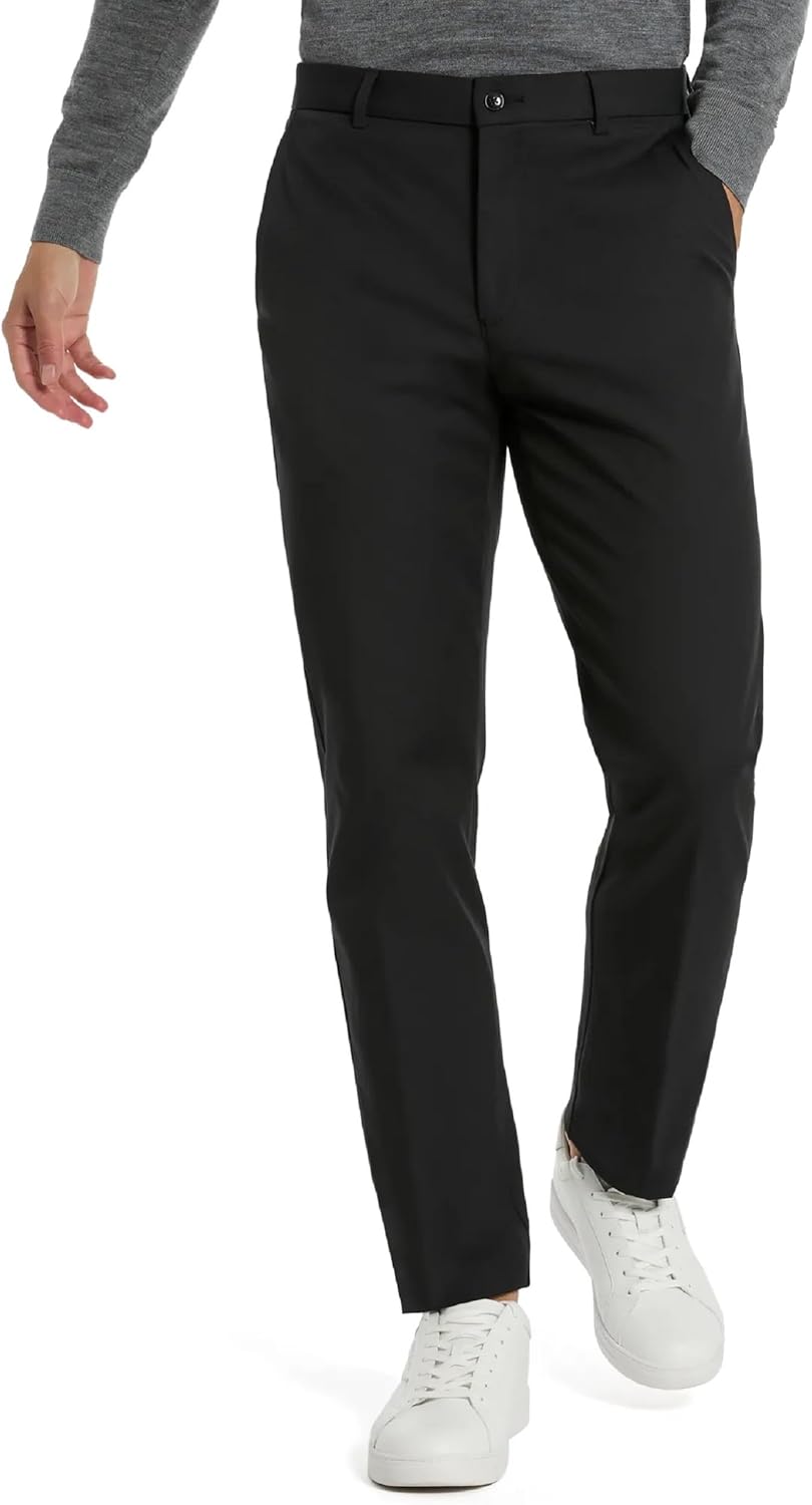 Michael Kors Men’s Bedford Classic Fit Dress Pants | Stretch Fabric Chino Pant | Kahki Pant for Business & Casual Wear - Image 3