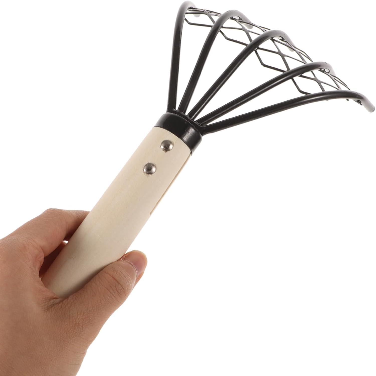 GANAZONO Tools Beach Rake Beach Rake 2pcs Claw with Net Wooden Handle Seafood Digging s Clam Scraper Oyster Shell Digging Tool for Gardening Clam Squeegee