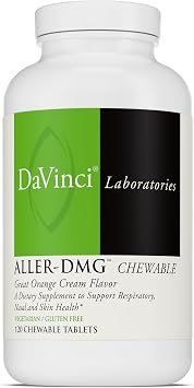 DAVINCI Labs Aller-DMG Chewable, 120 Chewable Tablets 60 Servings