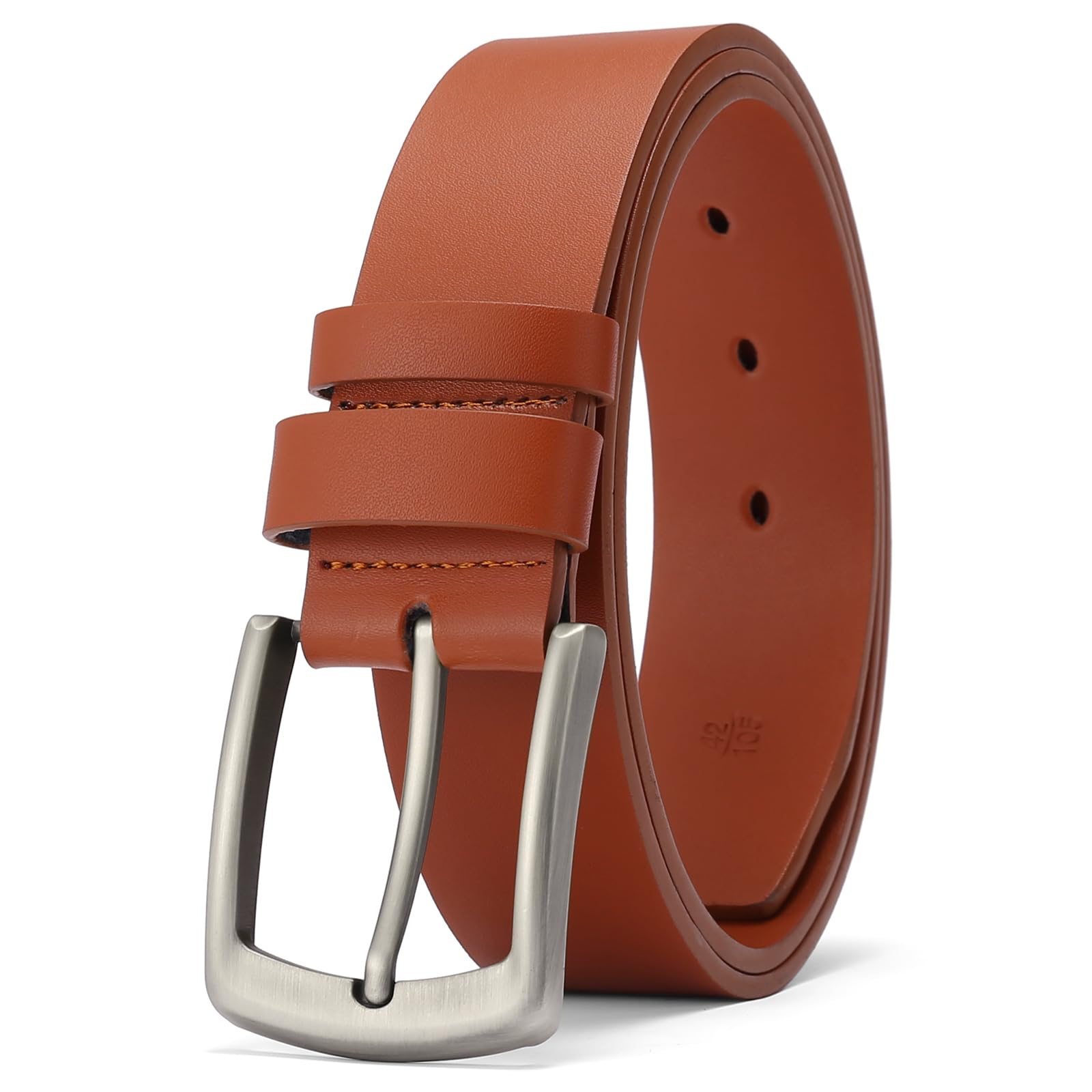 SENDEFN Herren Gürtel, Ledergürtel Herren 35-38 mm Breit, Gürtel Herren für Herren Jeans und Business Anzug, Länge kürzbar mit Geschenkbox Belt