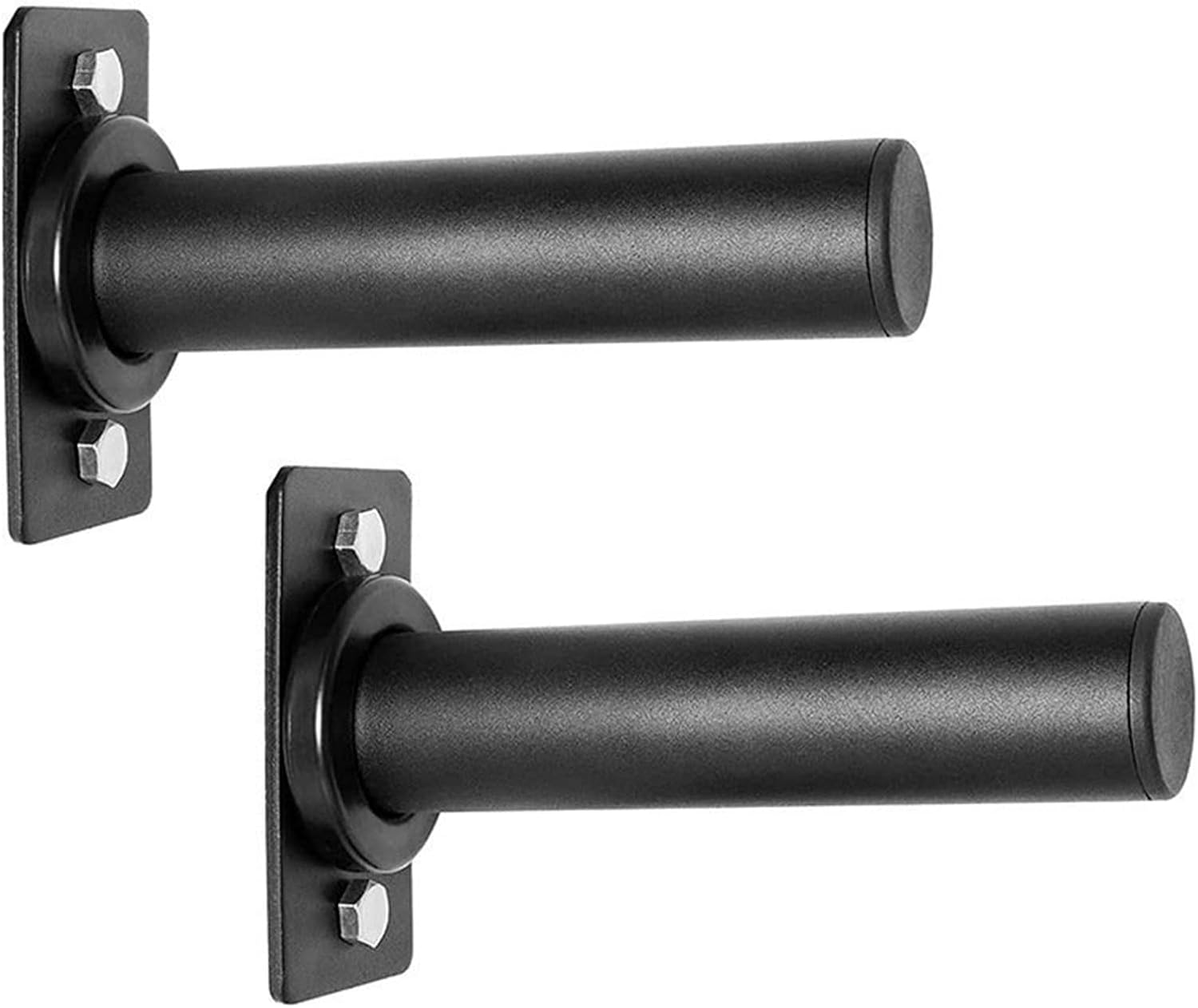 Wall Mounted Weight Plate Holder, Gym Fitness Weight Storage Rack Fit 2Inch Olympic Weight Plates, Max Weight Capacity 440 Lbs