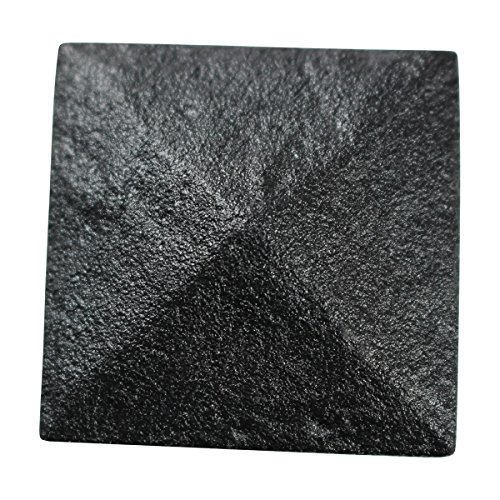 Renovators Supply Manufacturing Black Square Wrought Iron Cabinet Knob Pull Decorative Rust Resistant Powder Coat Finish Vintage Metal Knobs Drawer Pull Handle With Mounting Hardware Pack Of 4 #TOP6