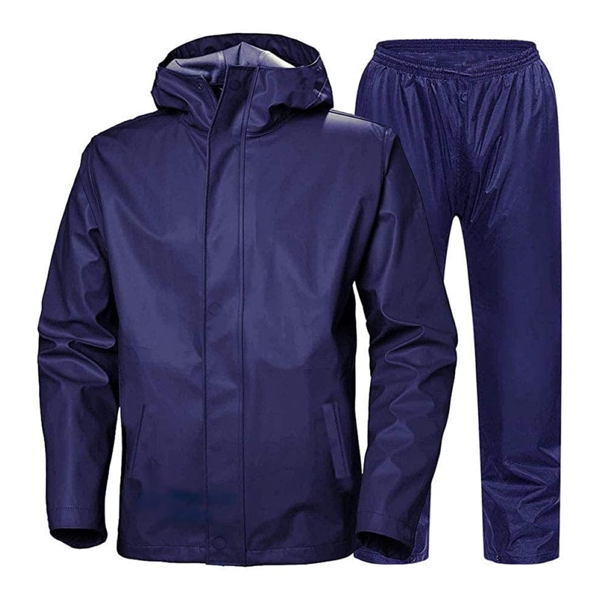 infispace Men's Polyester Raincoat Suit with Adjustable Cap & Pockets (Cover Included)-picture-37