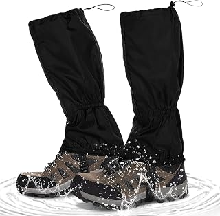 GUSTAVE® Gaiters for Hiking, Climbing, Leggings, Trekking, Waterproof Windproof Sandproof Adults Hiking Gaiters, with Secu Price In India