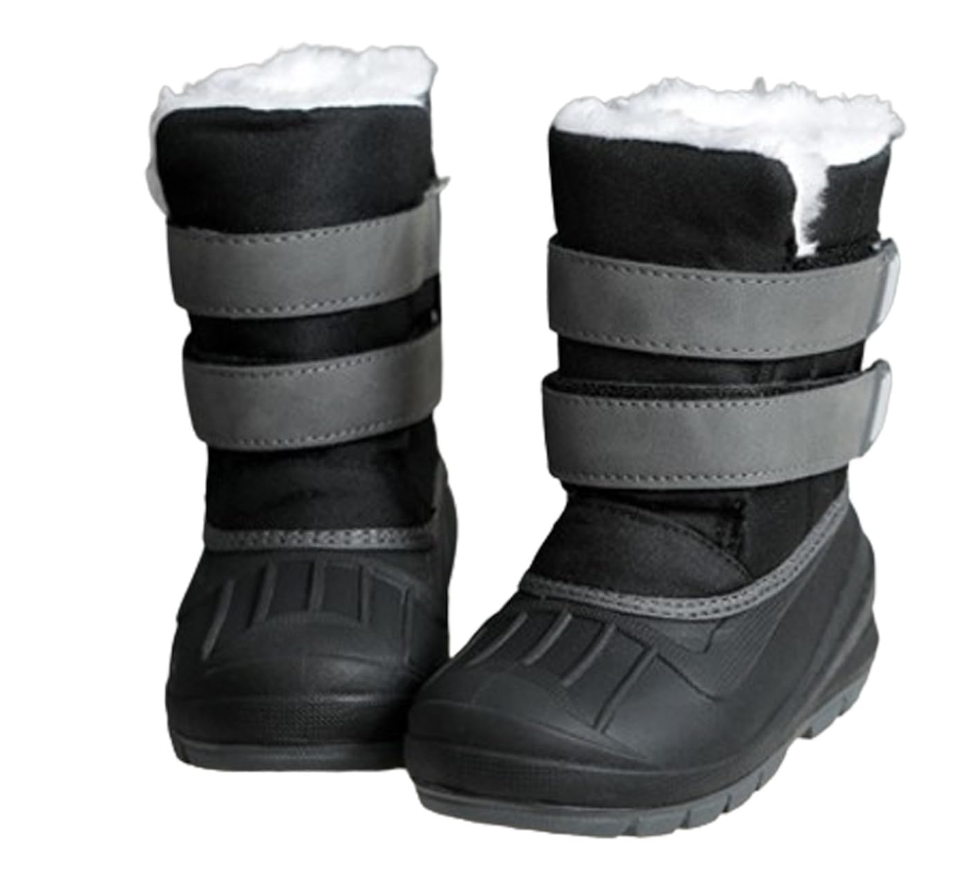 Pangolin Botas de Nieve para Niños y Niñas, Doble Cierre de Velcro, Interior Cálido con Pelo Sintético,Suela Antideslizante, Botas de Invierno para Nieve Lluvia Colegio y Outdoor