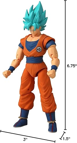 Miniatura 7 de Bandai America Dragon Ball Super Dragon Stars Super Saiyan Blue Goku - Figura de acción, versión 2