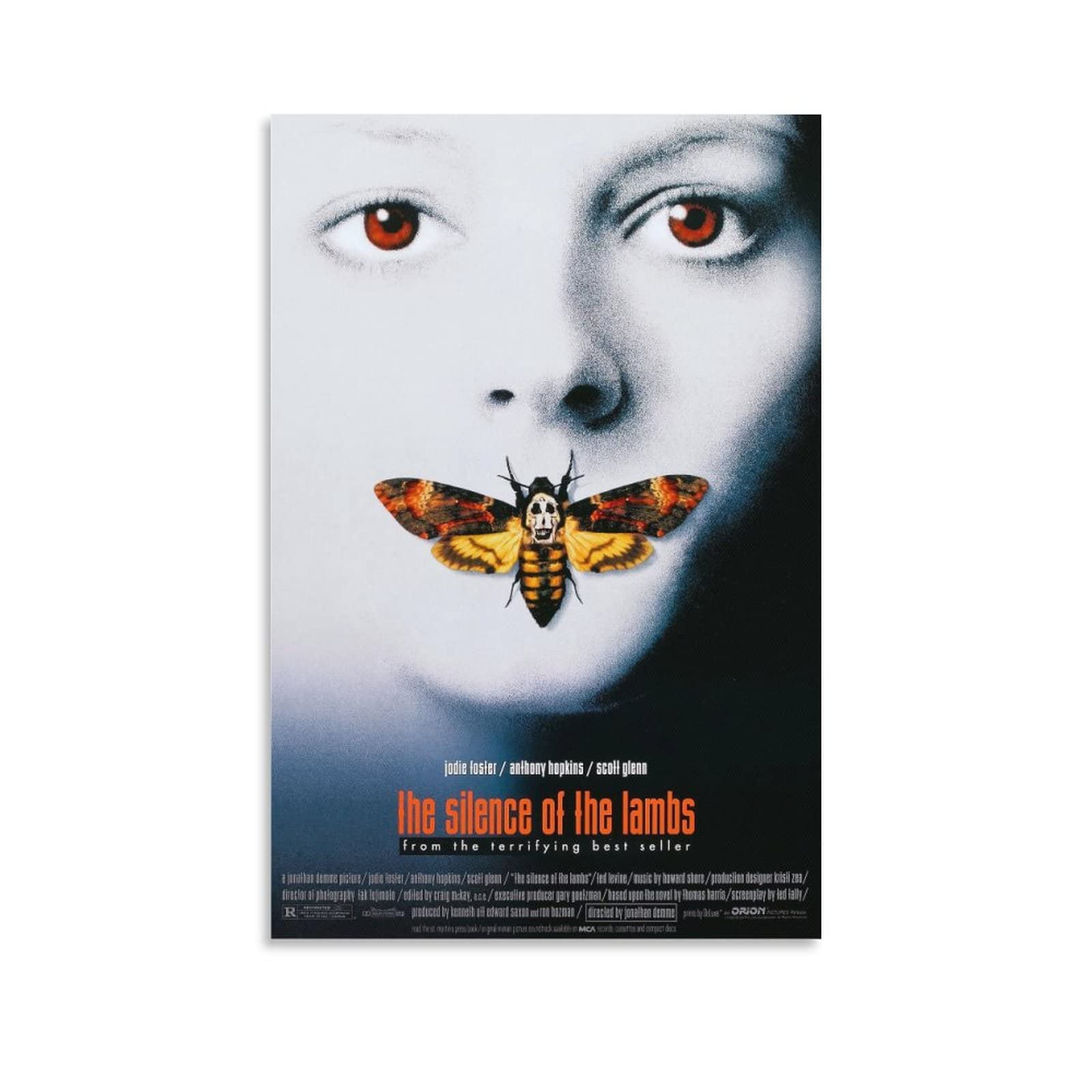 Amazon.co.jp: 羊たちの沈黙映画ポスタージョディフォスターアンソニー