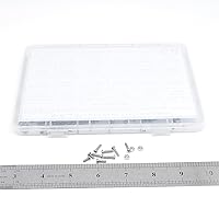 Vista 6 de Métrico M1 M1.2 M1.4 M1.6 M2 M2.5 304 Acero Inoxidable Phillips Cabeza de Sartén Tornillos de Máquina Pequeños Tuercas Kit de Surtido