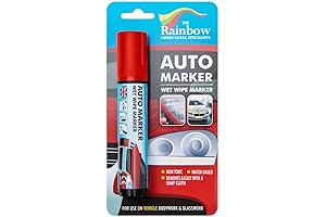 Red Window Paint Marker: Make Your Glass and Cars Shine!