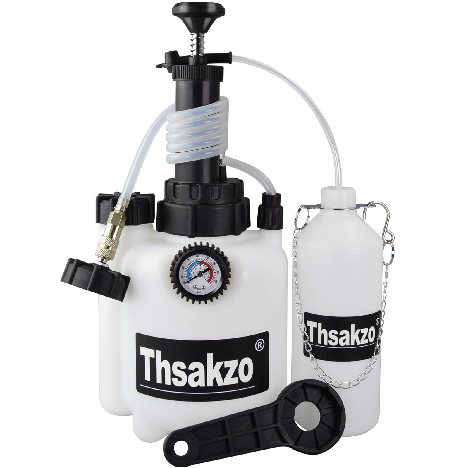 Purgador de Frenos Automático de Aire Comprimido, 3L. Kit de Purgado Neumático de Líquido de Frenos, Kit de Purgado de Líquido de Frenos, Purgador Manual de Vacío de Líquido