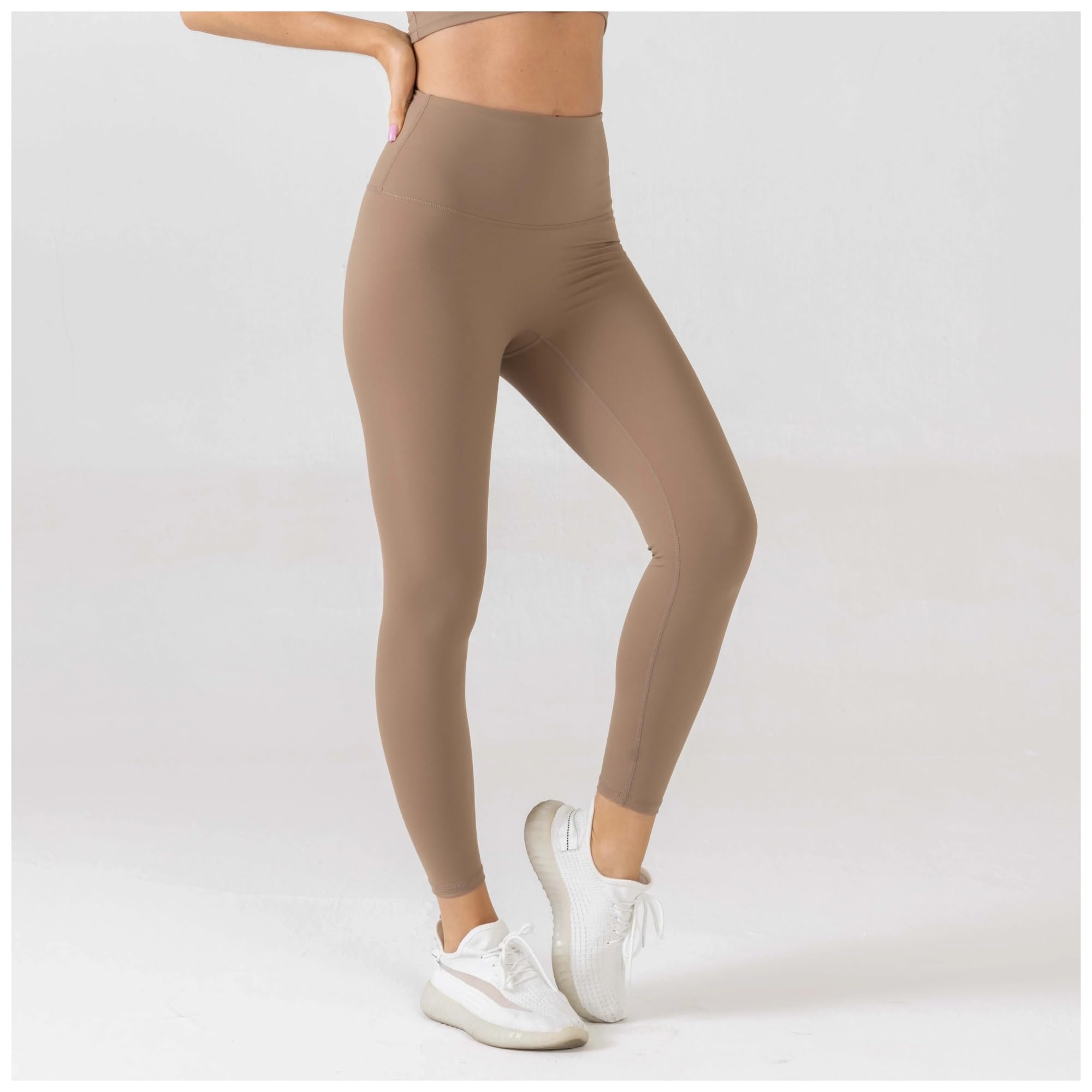 Pantaloni da Yoga a Compressione Elastica Pantaloni da Palestra in Vita da Donna Pantaloni da Corsa Fitness for Il Controllo della Pancia Pantaloni Sportivi in ​​Nylon(Deep Blue,XL)