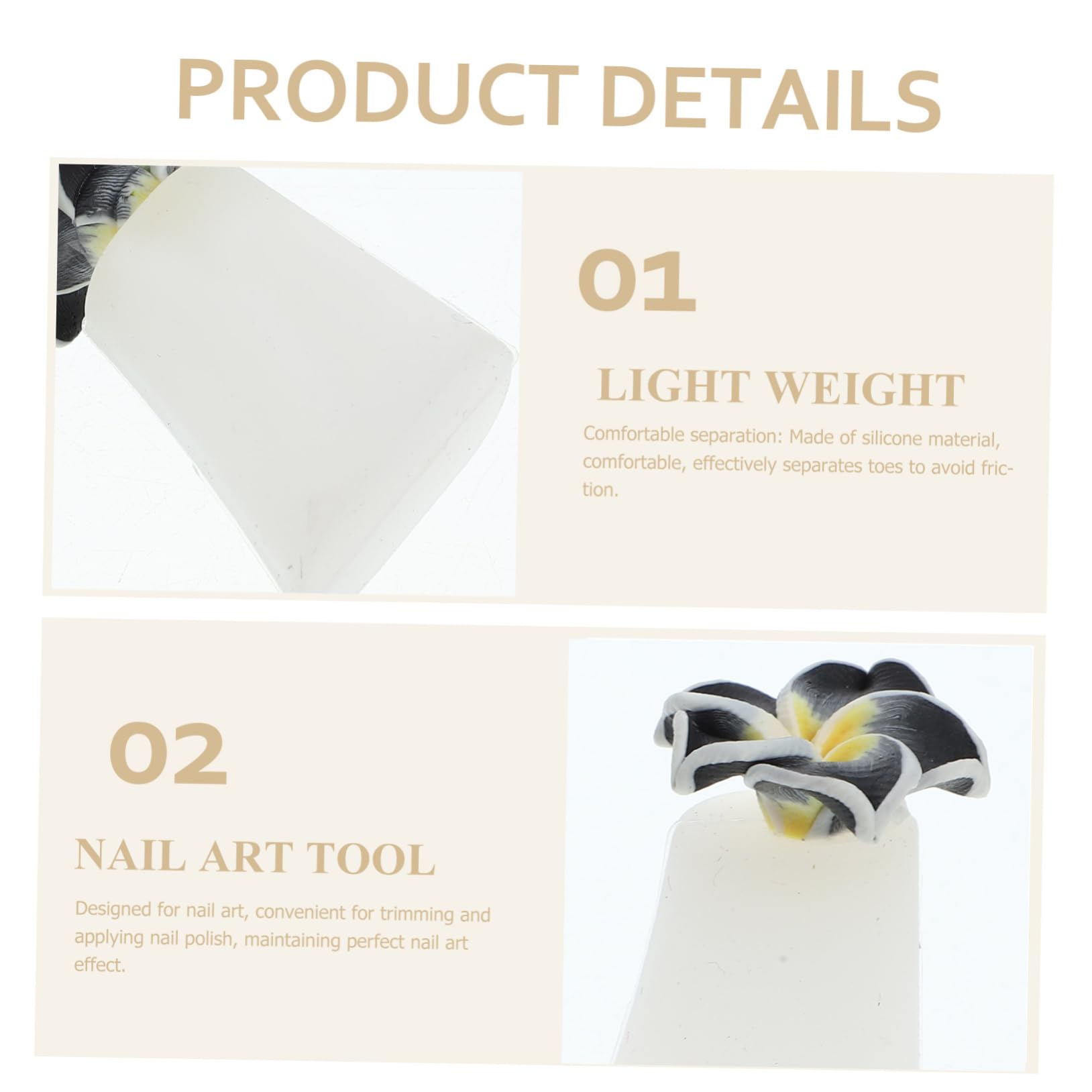 Healeved 12sets Separatori Per Dita Dei Piedi Silicone Per Pedicure Art Per Uso Personale e Saloni Di Bellezza