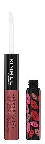 Miniatura 5 de Rimmel London Provocalips - Lápiz labial líquido de dos pasos para bloquear el color y el brillo, 215 Summer Lovin, 0.14 onzas líquidas