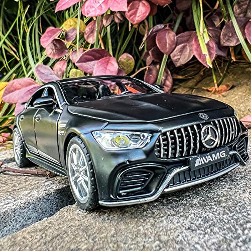 Image of Metal Pull Back Diecast Car 1:32 Mercedes Amg Gt63 Pull Back Car Model With Sound Light Boys Gifts Toys For Kids?Pack Of 1?, Multicolor