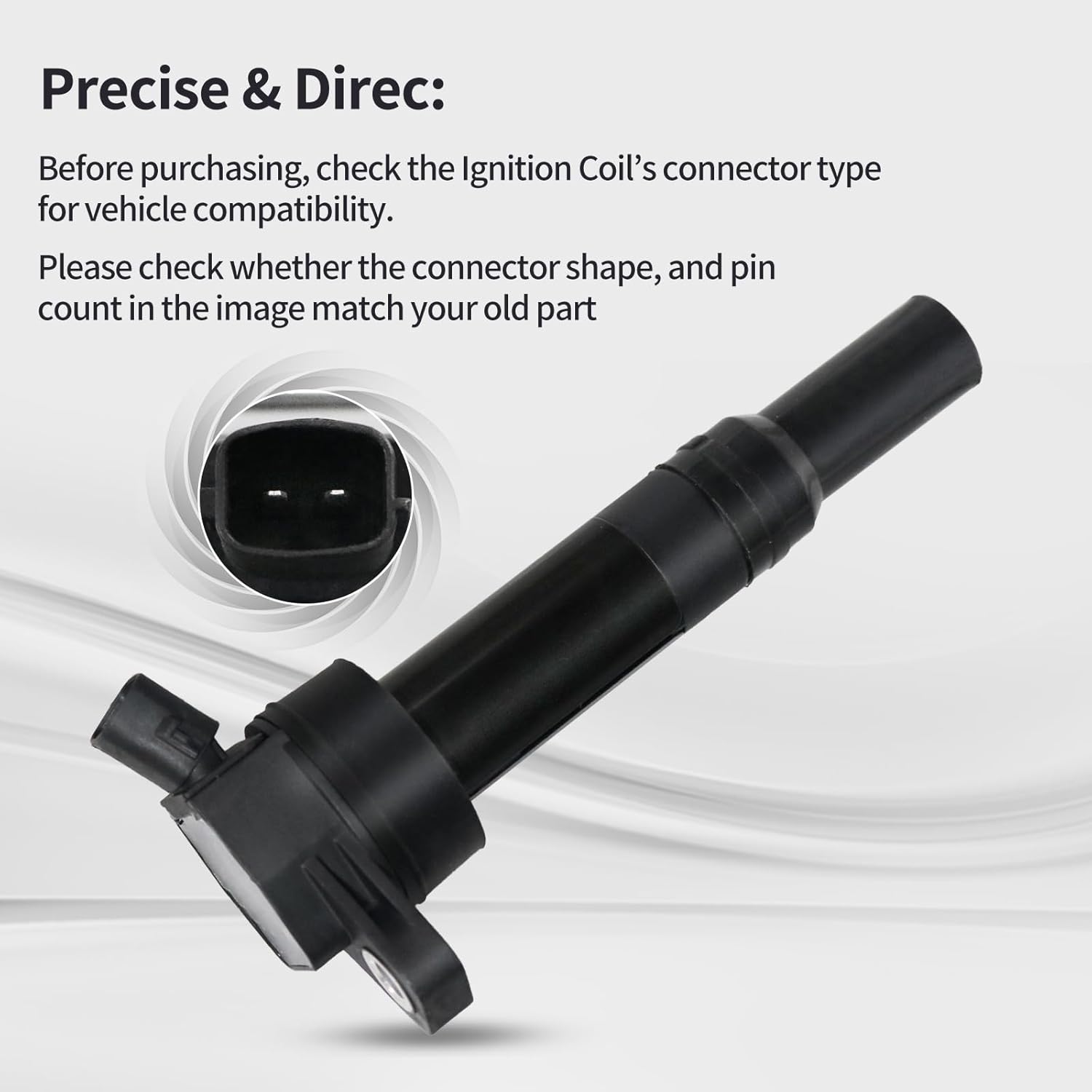 Ignition Coil Pack and Spark Plugs Fits for Hyundai Elantra Coupe Elantra GT Tucson 2012-2017, for Kia Forte Forte Koup Forte5 Soul 1.8L 2.0L L4 Replace UF651 Set of 4