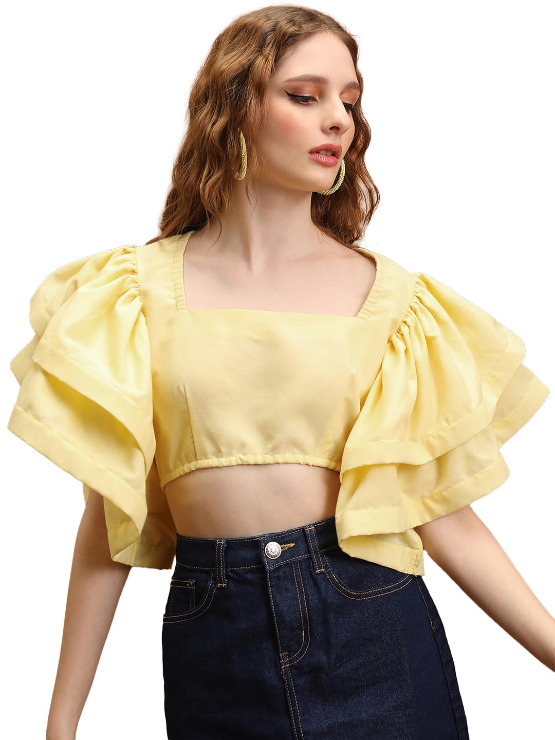 tokyo talkies Women's Solid Regular Fit Tops-picture-27