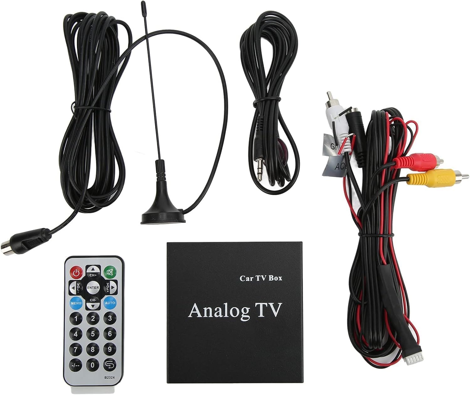 Récepteur de Télévision Numérique Aramox, Boîtier de Télévision Analogique de Voiture Récepteur de de Télévision DVD Mobile PAL SECAM NTSC Système Complet D'affichage