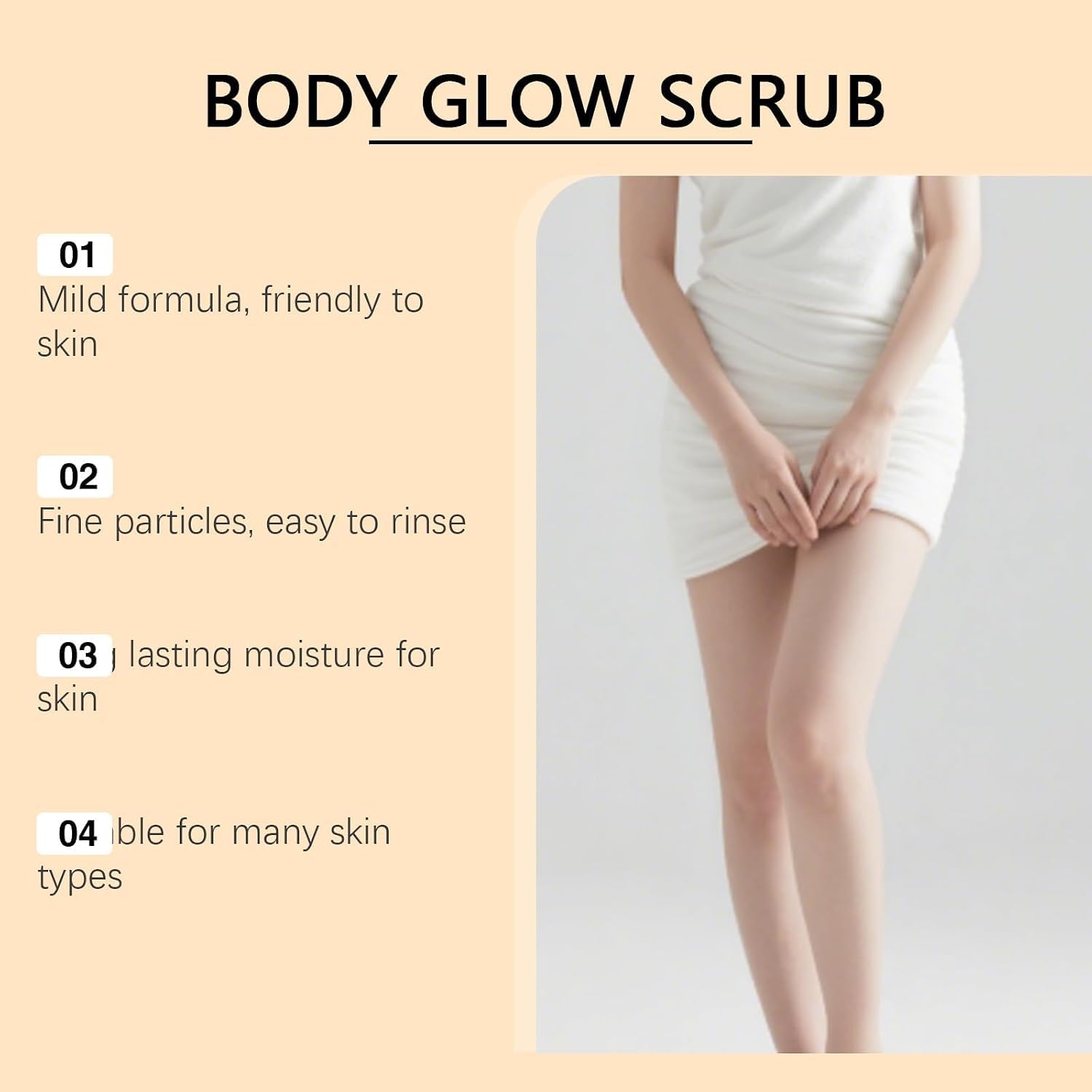 Scrub corpo illuminante e idratante alla curcuma 280 g — Esfoliazione delicata, migliora la secchezza e l'opacità della pelle, uniforma l'incarnato.