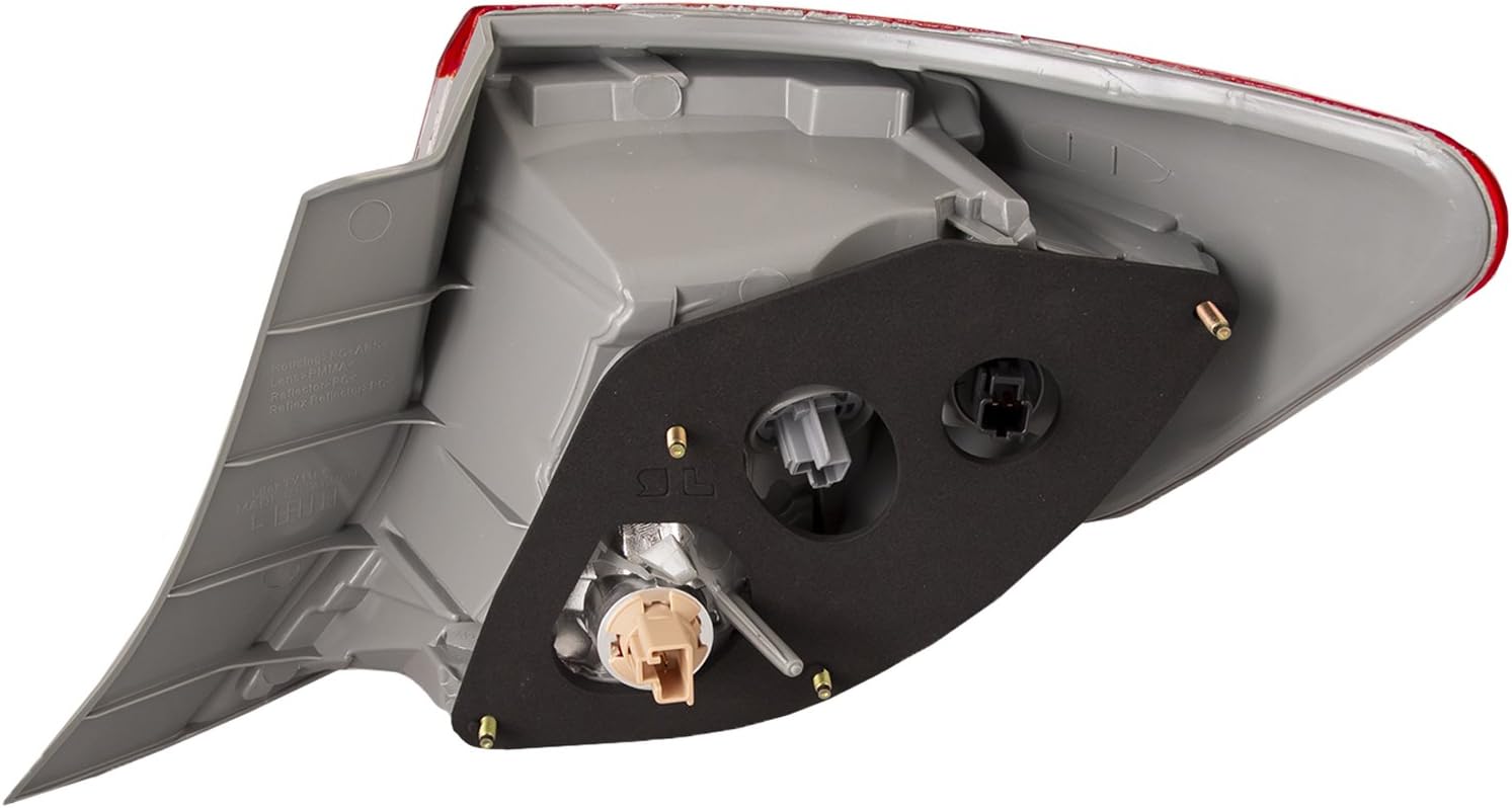 HEADLIGHTSDEPOT Tail Light Compatible With Toyota Camry 2012-2014 Includes Left Driver Side Tail Light