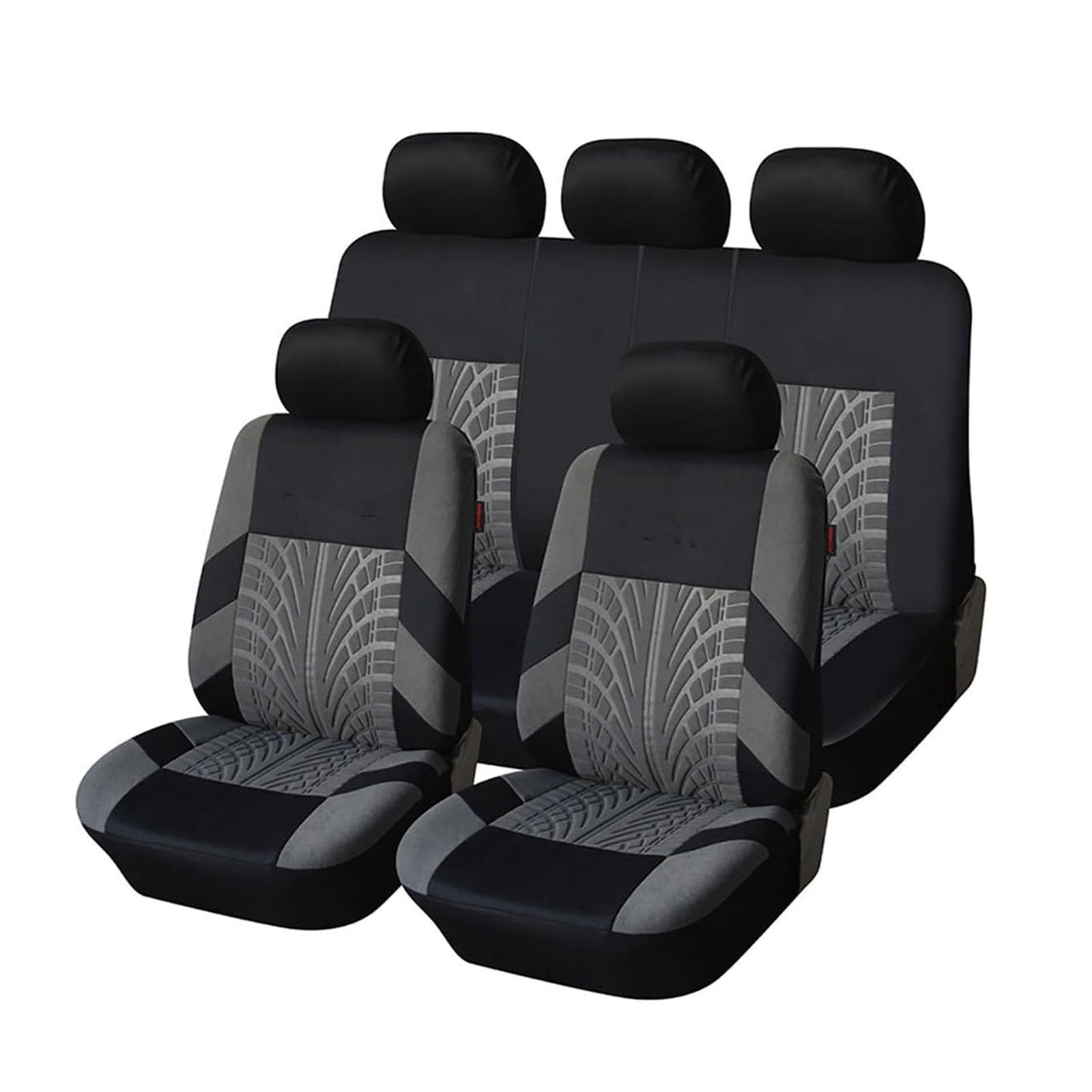 Pokrowce na siedzenia samochodowe Pełny zestaw do Dacia Duster 3 2024 2025 2026, Pokrowce na siedzenia Wodoodporne oddychające akcesoria do wnętrz, D/szary