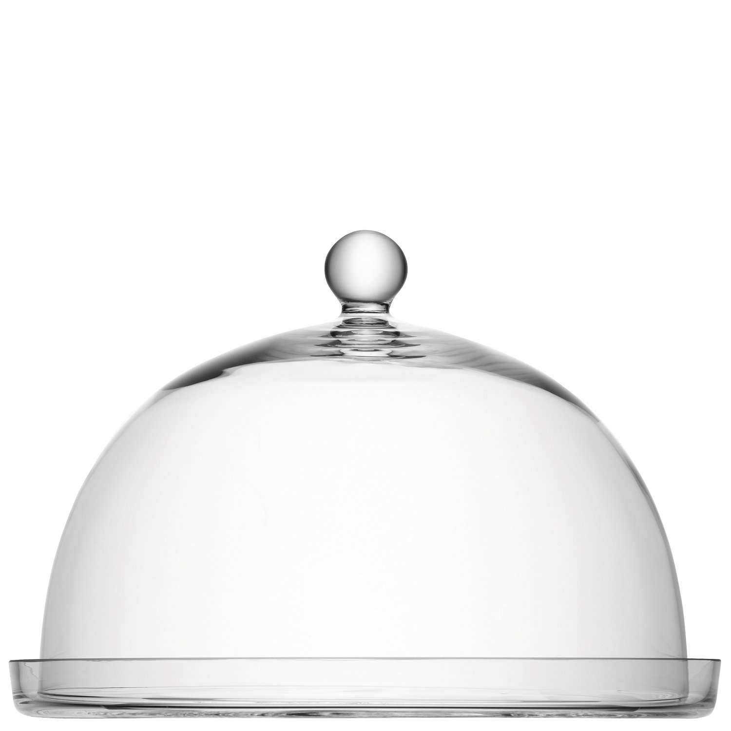 LSA International 'vienna' Plate And Dome -  Serving And Trays Clear Uni