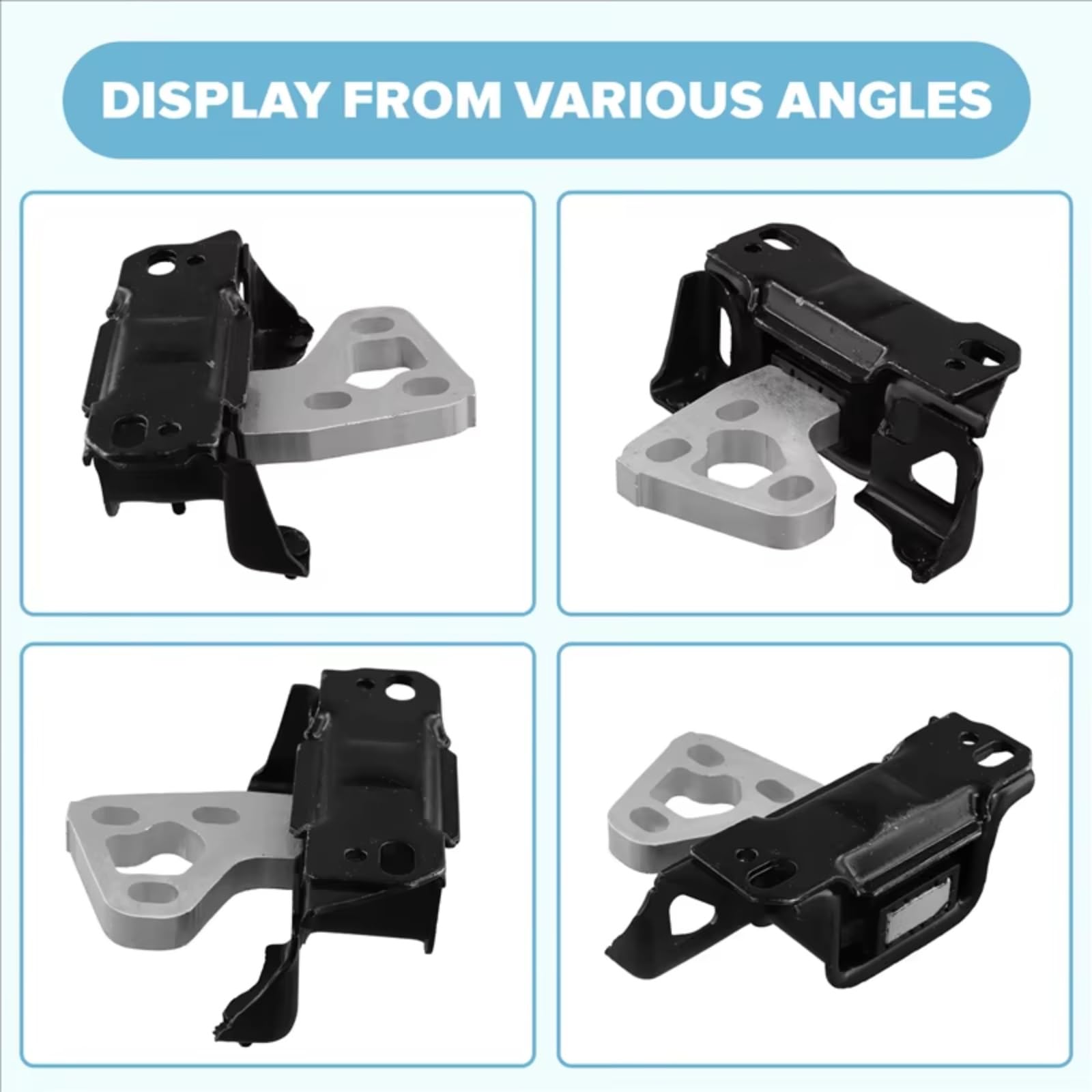 Silent Bloc Moteur Compatible Avec Ford Pour Fiesta 2014 2015 2016 2017 2018 2019 Support De Support Moteur Boîte De Vitesses Roulements En Caoutchouc C1BZ-6068-C