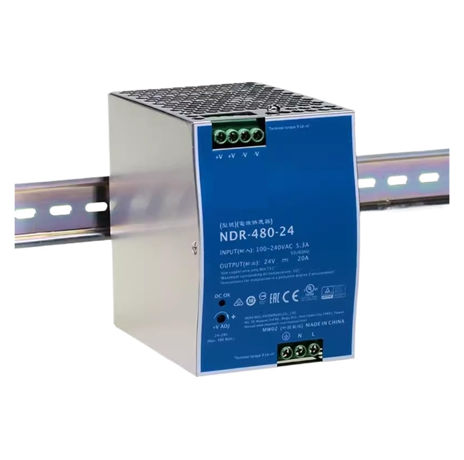 BRODEFUP 480W Single Output power supply NDR-480 NDR-480-24 24V NDR-480-48 48V(NDR-480-48)