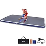 Inflatable Wrestling Mat 13FT/10FT/5FT, Portable Jiu Jitsu Mats Wrestling Mat for Home, Outdoor or Indoor Training Mat for Water Yoga, Gymnastics, Gray