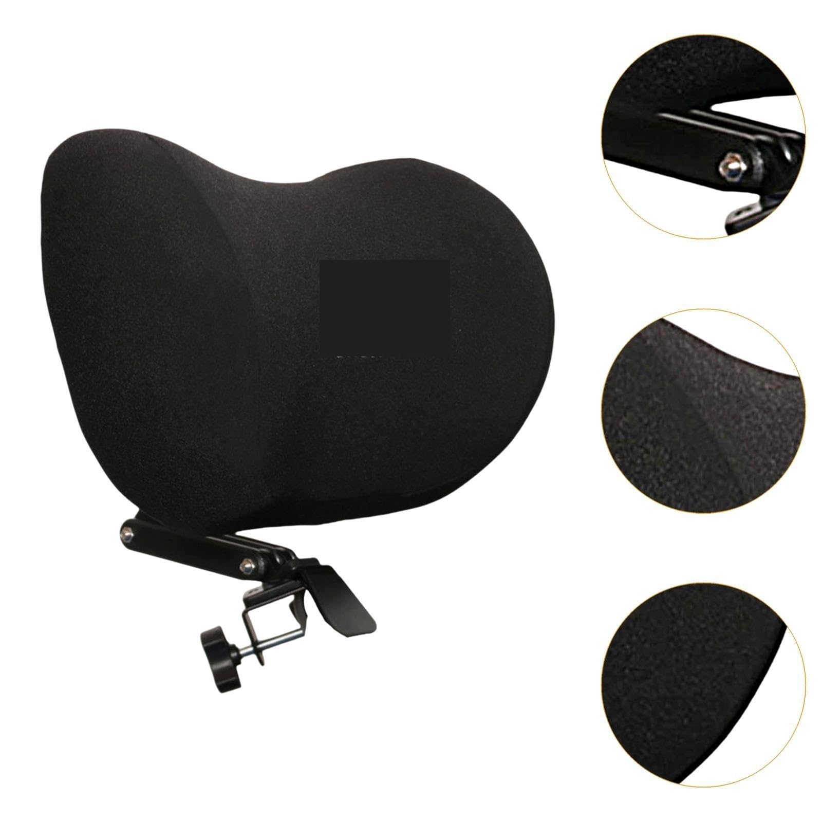 Verstellbare KopfstüTze Stuhl-Nackenkissen, ergonomisches Stuhl-Kopfstützenkissen, Stuhl, universell, atmungsaktiv, langlebig, for Computer, Bürostuhl, Zubehör(Foam)