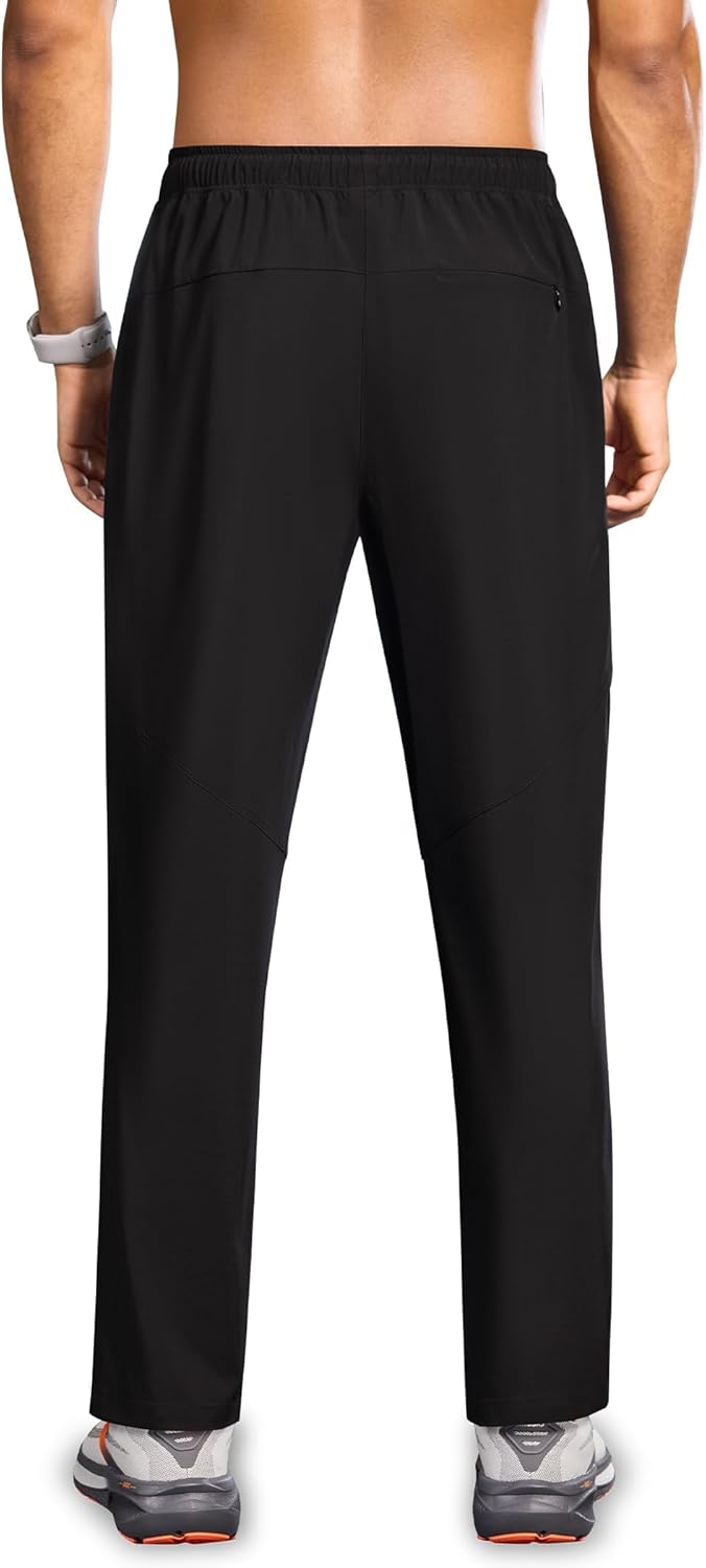 Mens Sweatpants with Zipper Pockets, Workout Pants Joggers Athletic Lightweight Wat... - Image 4