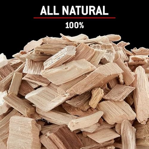 Weber Räucherchips (700g Packung) - Hickory Holz, für Rind-, Schweine-, Wild- & Geflügelfleisch, kräftiges/intensives, leicht süßes Aroma, aus 100% natürlichen Holz (17624)