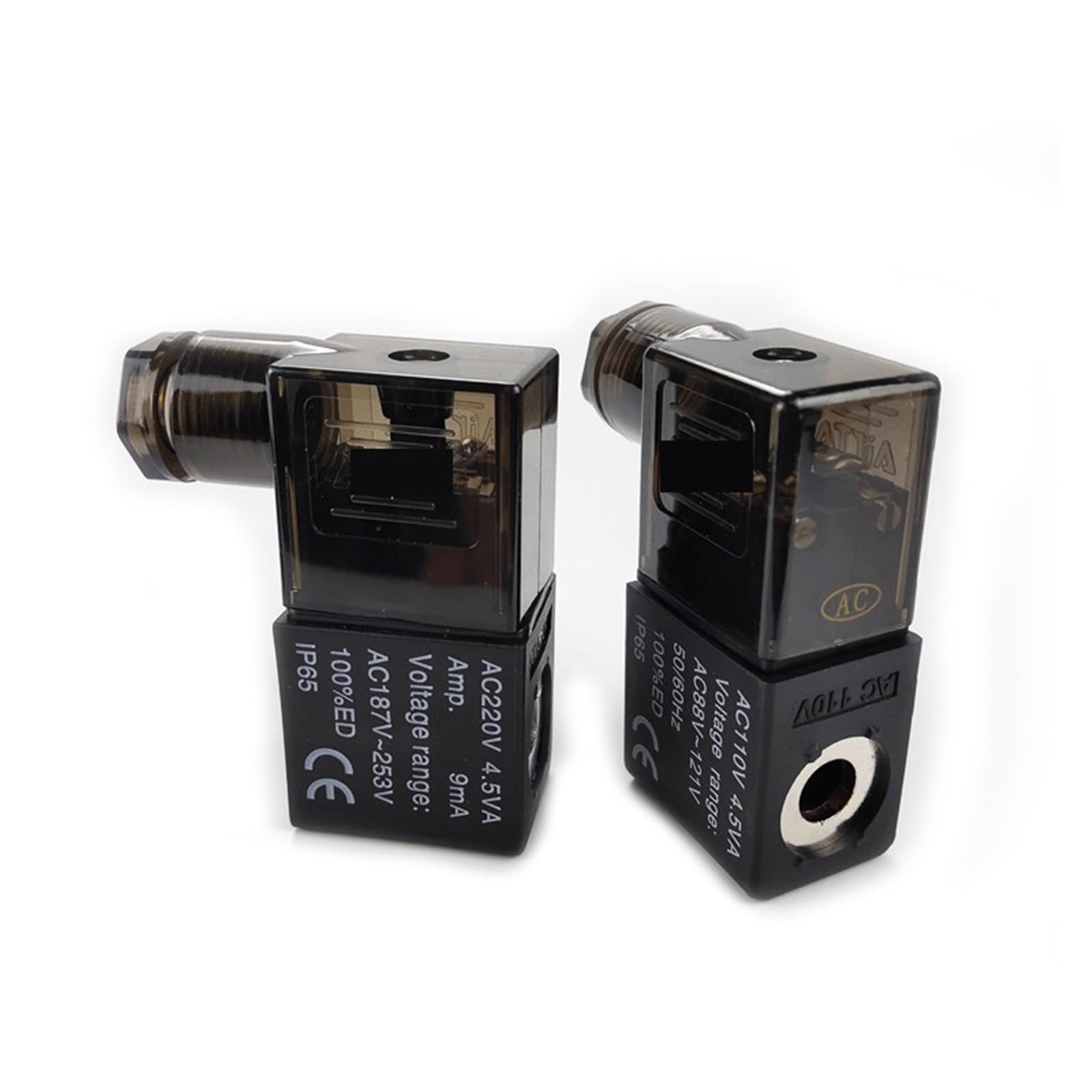 Bobine 4V210 AC220V d'électrovanne pneumatique noire pour distributeur