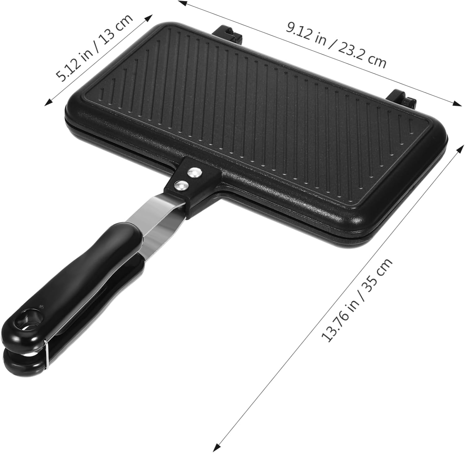 STOBAZA Sandwich Baking Pan Double Sided for Breakfast Non Stick