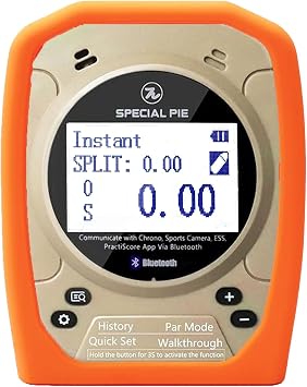 Shot Timer Desert and Silicone Cover Orange Bundle