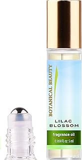 Botanical Beauty LILAC BLOSSOM FRAGRANCE OIL ROLL-ON 0.169 FL OZ (5 ML) Rollerball Perfume, Alcohol-Free, Long Lasting