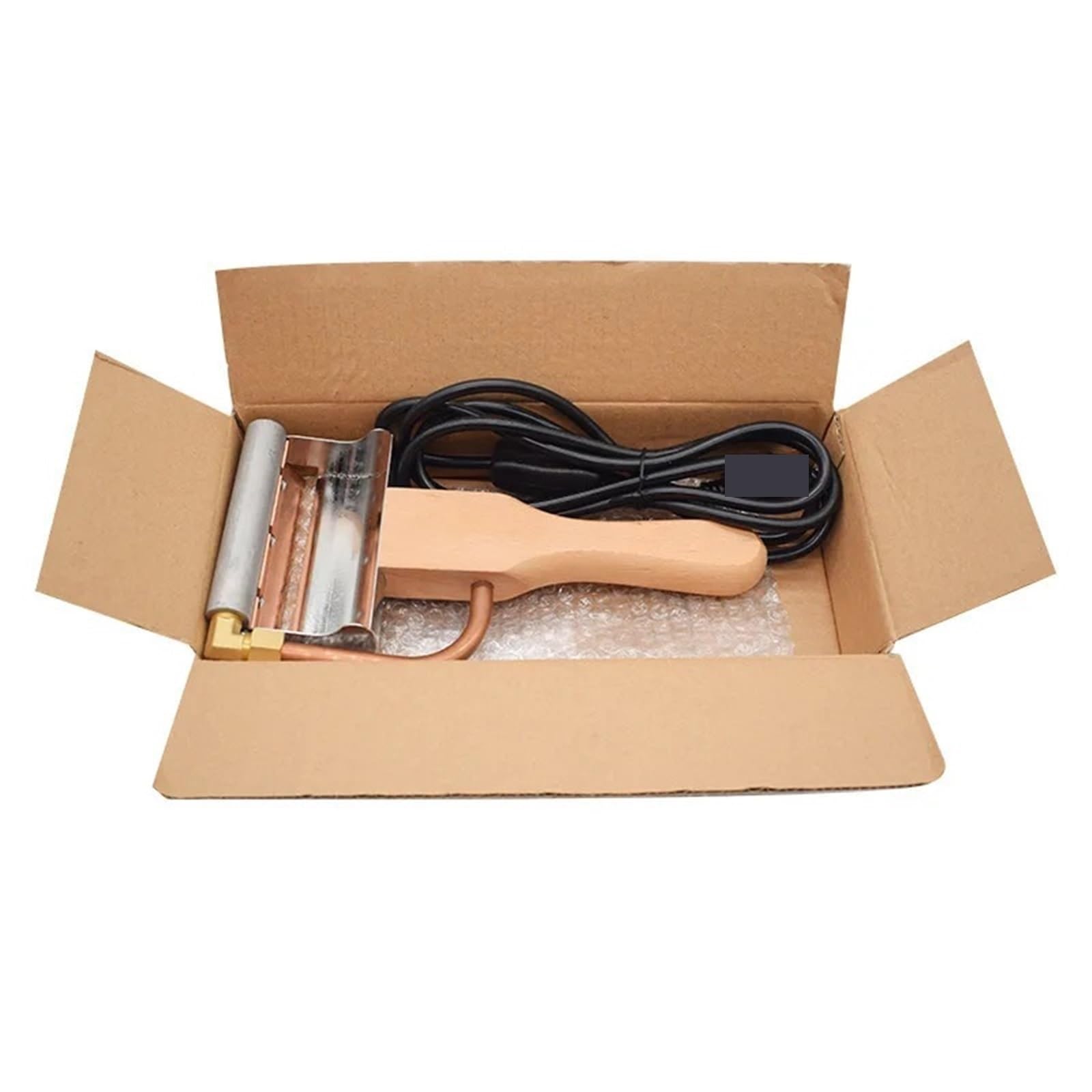 Strumenti per l'apicoltura, Attrezzatura For Apicoltura: Coltello For La Smielatura Riscaldato Elettricamente Con Manico In Legno, Forchetta For
