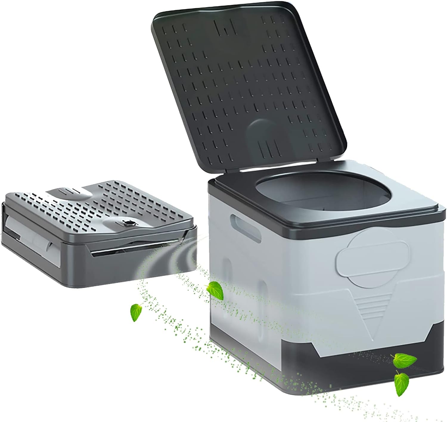 Campingtoilette Tragbare Trenntoilette [STABIL bis 150 kg], Mobile